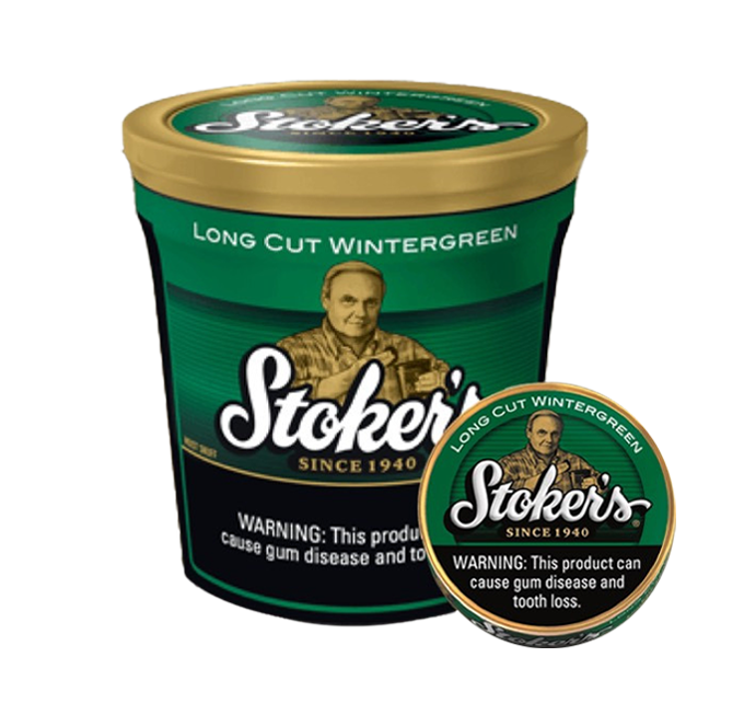 Stoker's® Moist Snuff Long Cut Wintergreen