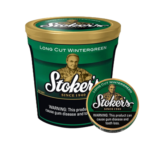 Stoker's® Moist Snuff Long Cut Wintergreen
